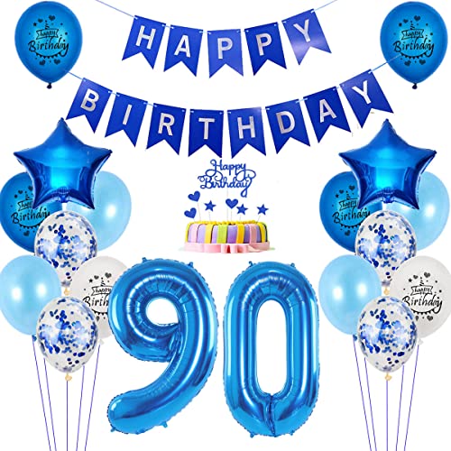 Luftballons 90. Geburtstag deko Mann blau,Folienballon 90 jahre Geburtstag dekoration Männer blau set,happy Birthday 90th Geburtstagsdeko 90 jahre Mann deko Ballon 90 Geburtstag Mann deko Luftballons 90. Geburtstag deko Mann blau,Folienballon 90 jahre Geburtstag dekoration Männer blau set,happy Birthday 90th Geburtstagsdeko 90 jahre Mann deko Ballon 90 Geburtstag Mann deko von Yishamei
