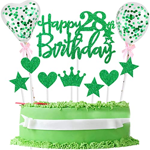 Tortendeko 28 Jahre Mann Frau Tortendeko 28 Geburtstag Glitzer 28. Geburtstagstorte Topper Happy 28th Birthday Tortendeko Kuchendeko 28. Geburtstag Grün 28 Kuchen Topper 28 Tortenaufsatz Tortendeko 28 Jahre Mann Frau Tortendeko 28 Geburtstag Glitzer 28. Geburtstagstorte Topper Happy 28th Birthday Tortendeko Kuchendeko 28. Geburtstag Grün 28 Kuchen Topper 28 Tortenaufsatz von Yishamei
