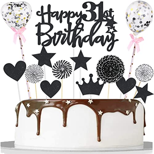 Tortendeko 31 Schwarz 31 Jahre Mann Frau Tortendeko Kuchendeko 31. Geburtstag Schwarz Happy 31th Birthday Tortendeko 31 Kuchenaufsatz 31. Kuchen Topper für 31. Geburtstag Party Kuchen Deko Tortendeko 31 Schwarz 31 Jahre Mann Frau Tortendeko Kuchendeko 31. Geburtstag Schwarz Happy 31th Birthday Tortendeko 31 Kuchenaufsatz 31. Kuchen Topper für 31. Geburtstag Party Kuchen Deko von Yishamei