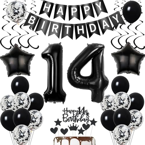 deko 14. geburtstag mädchen Junge deko Schwarz ballon 14. geburtstag deko mädchen Junge luftballon 14. geburtstag Junge Tortendeko Schwarz geburtstagsdeko 14 Jahre Tortendeko 14 geburtstag Junge deko 14. geburtstag mädchen Junge deko Schwarz ballon 14. geburtstag deko mädchen Junge luftballon 14. geburtstag Junge Tortendeko Schwarz geburtstagsdeko 14 Jahre Tortendeko 14 geburtstag Junge von Yishamei