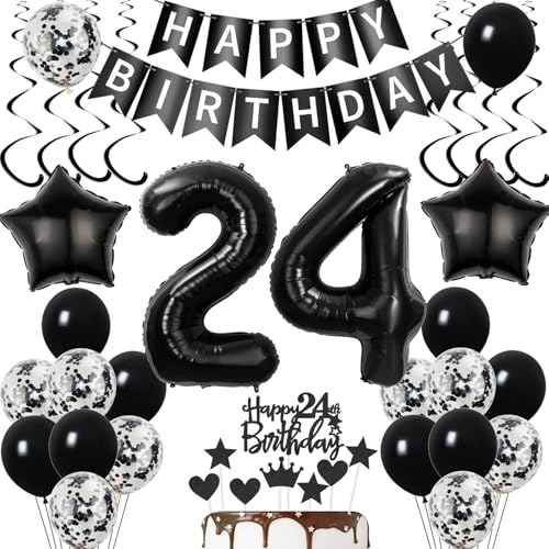 deko 24. geburtstag Frauen Mann deko Schwarz ballon 24. geburtstag deko Frau Mann luftballon 24. Tortendeko Schwarz geburtstagsdeko 24 Jahre Tortendeko 24 Männer deko 24. geburtstag Frauen Mann deko Schwarz ballon 24. geburtstag deko Frau Mann luftballon 24. Tortendeko Schwarz geburtstagsdeko 24 Jahre Tortendeko 24 Männer von Yishamei