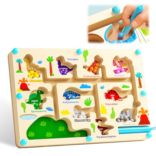 Yistoi Magnetspiel Labyrinth, Montessori Spielzeug 2-6 Jahre, Motorikspielzeug, Magnetspiel Montessori ab 2, Holzspielzeug Zahlen und Farben Lernspiele Sortierspiel, Counting Puzzles Sorting Boards Yistoi Magnetspiel Labyrinth, Montessori Spielzeug 2-6 Jahre, Motorikspielzeug, Magnetspiel Montessori ab 2, Holzspielzeug Zahlen und Farben Lernspiele Sortierspiel, Counting Puzzles Sorting Boards von Yistoi
