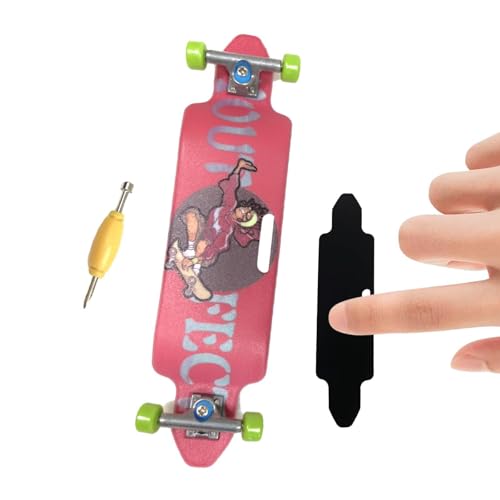 Yiurse Mini-Finger-Skateboard - Kreatives rutschfestes Mini-Skateboard,Lernspielzeug, professionelle, langlebige Finger-Skateboards für Kinder, Erwachsene, Teenager, Starter von Yiurse