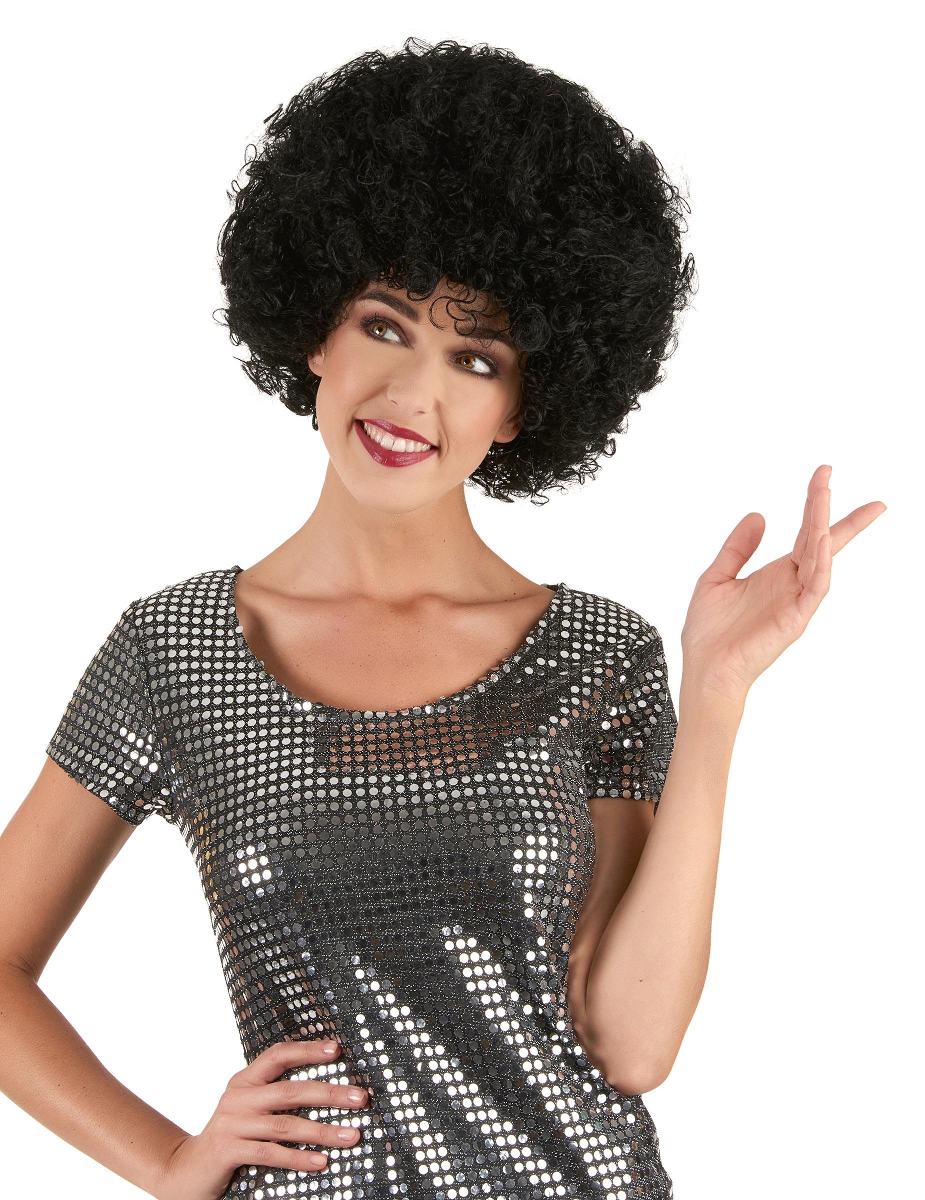 Afro-Perücke Clownsperücke schwarz Afro-Perücke Clownsperücke schwarz von BESTER NOVELTY