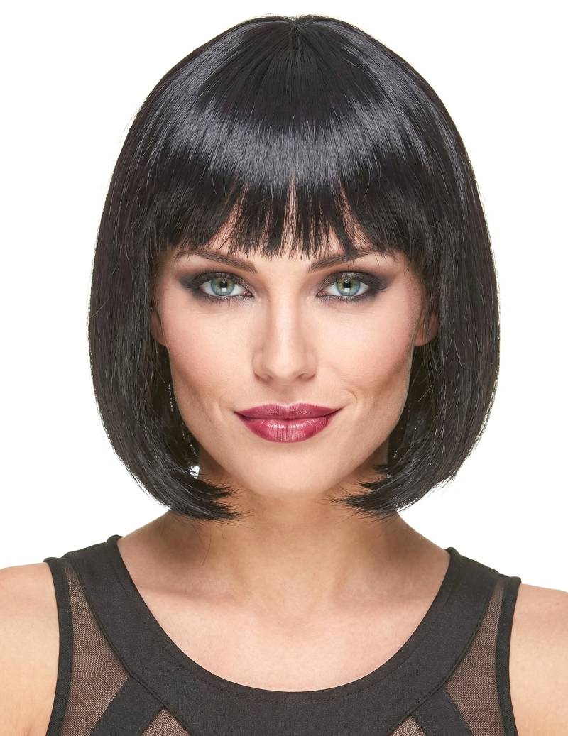 Edle Bob Damenperücke mit Pony schwarz Edle Bob Damenperücke mit Pony schwarz von BESTER NOVELTY