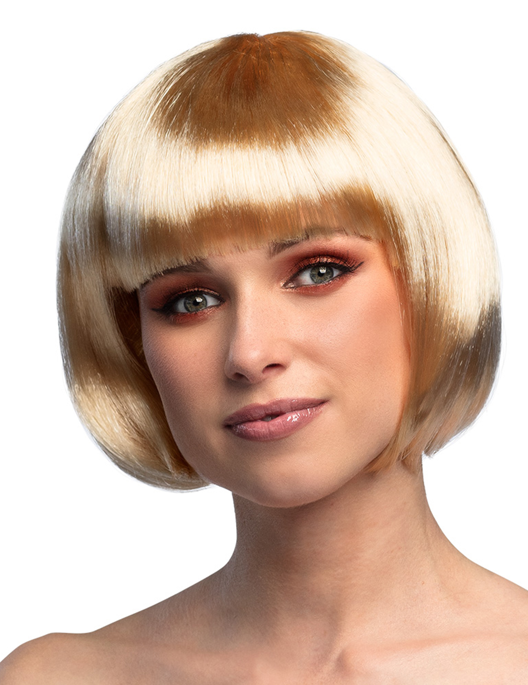 Glatte Bob-Perücke Spassperücke blond Glatte Bob-Perücke Spassperücke blond von KARNEVAL-MEGASTORE