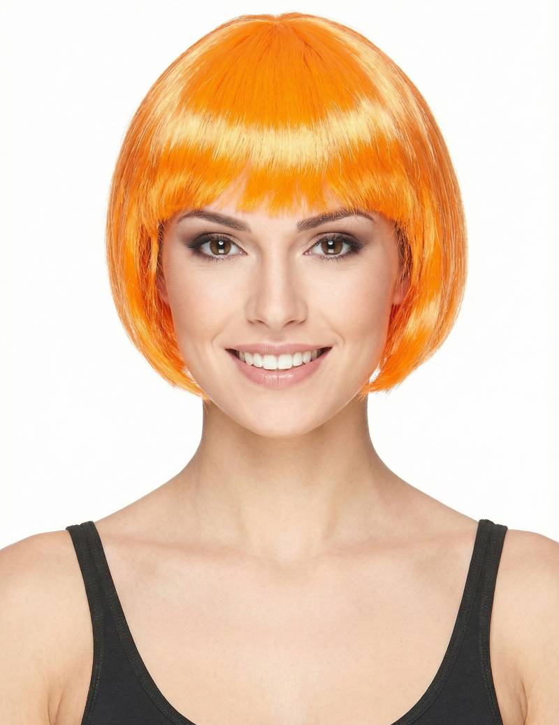 Kurzhaar-Damenperücke orange Kurzhaar-Damenperücke orange von BESTER NOVELTY