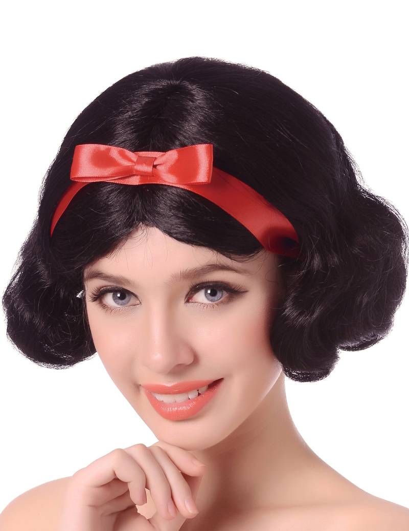 Märchen-Prinzessin Perücke schwarz-rot Märchen-Prinzessin Perücke schwarz-rot von BESTER NOVELTY