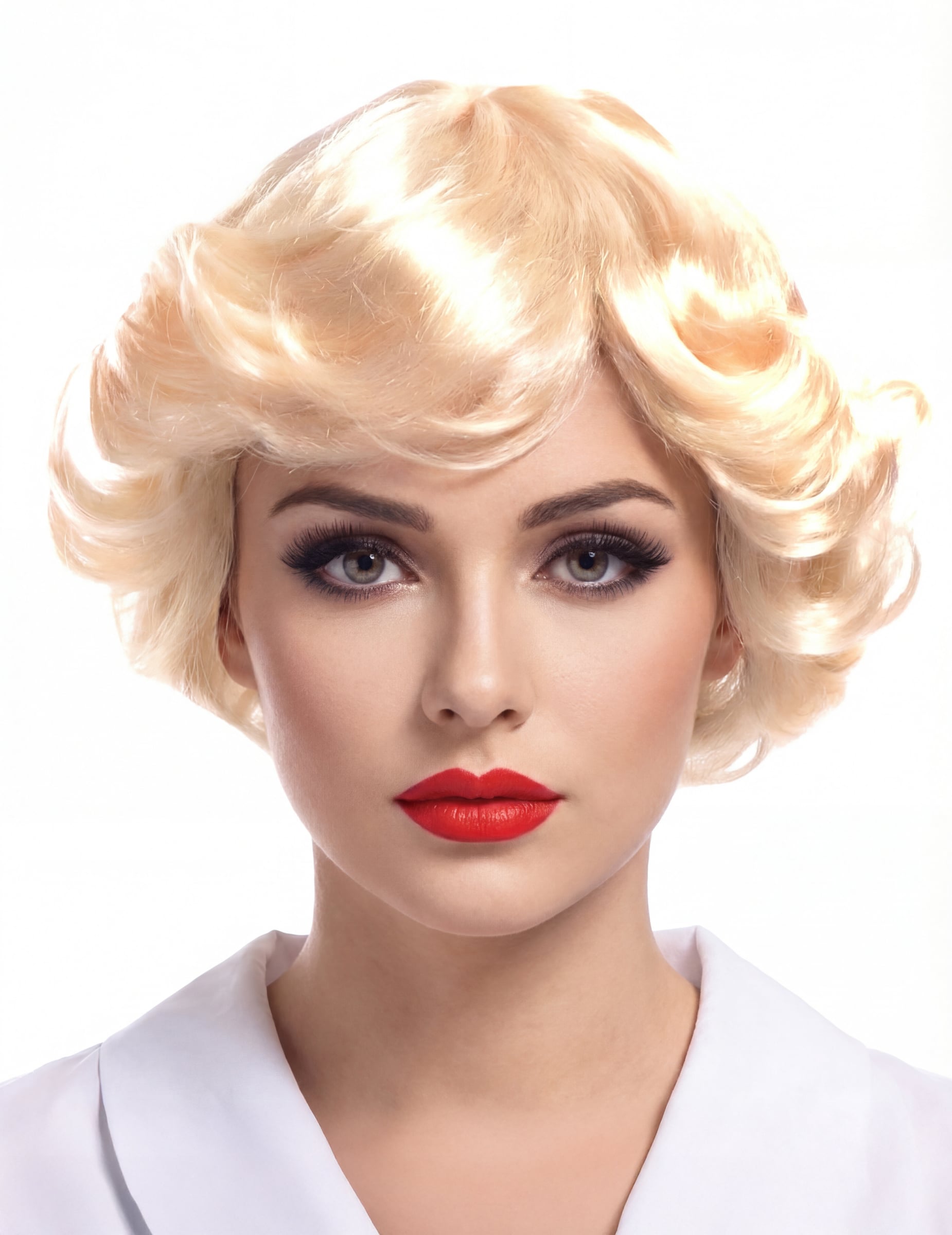 Vintage-Damenperücke Showgirl-Perücke blond Vintage-Damenperücke Showgirl-Perücke blond von BESTER NOVELTY