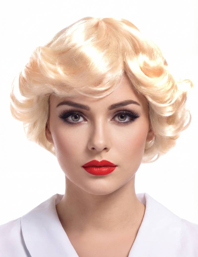 Vintage-Damenperücke Showgirl-Perücke blond Vintage-Damenperücke Showgirl-Perücke blond von BESTER NOVELTY