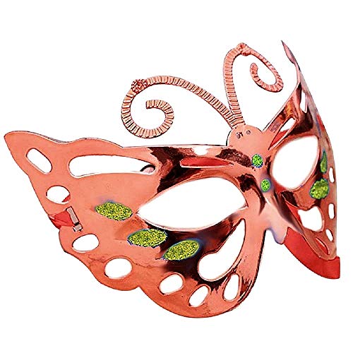 Inception Pro Infinite - Venezianische Maske - Schmetterling - bunt - Kostüm - Karneval - Kostüm - Halloween - Cosplay - Frau - Mädchen - Geschenkidee für Weihnachten und Geburtstag - rot von Inception Pro Infinite