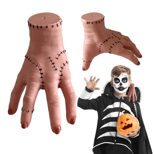 Wednesday Hand Halloween, Eiskaltes Händchen Wednesday Eiskaltes Händchen, Eiskaltes Händchen Kostüm Horror-Requisiten Geeignet für Halloween Cosplay Party Halloween Deko Wednesday Hand Halloween, Eiskaltes Händchen Wednesday Eiskaltes Händchen, Eiskaltes Händchen Kostüm Horror-Requisiten Geeignet für Halloween Cosplay Party Halloween Deko von Yixinly