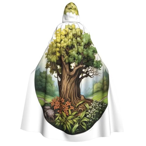 Vierjahreszeiten-Umhang mit Lebensbaum-Druck, Uni, für Erwachsene, Dekoration, Umhang, Cosplay-Kostüme, Halloween-Kapuzenmantel Vierjahreszeiten-Umhang mit Lebensbaum-Druck, Uni, für Erwachsene, Dekoration, Umhang, Cosplay-Kostüme, Halloween-Kapuzenmantel von Yiyilong