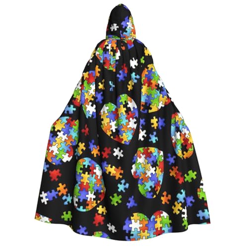 Yiyilong Autismus-Bewusstseins-Puzzleteile, Herzdruck, Uni, Erwachsene, Kapuzenumhang, Dekoration, Umhang, Cosplay-Kostüme, Halloween-Kapuzenmantel Yiyilong Autismus-Bewusstseins-Puzzleteile, Herzdruck, Uni, Erwachsene, Kapuzenumhang, Dekoration, Umhang, Cosplay-Kostüme, Halloween-Kapuzenmantel von Yiyilong