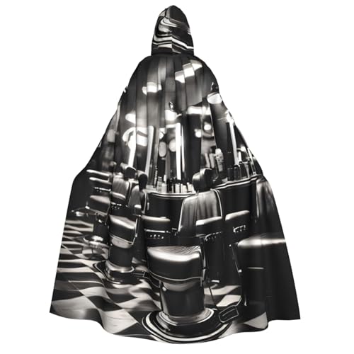 Yiyilong Barber Shop Monochromer Stil Druck Uni Erwachsene Kapuzenumhang Dekoration Umhang Cosplay Kostüme Halloween Hoodie Robe Yiyilong Barber Shop Monochromer Stil Druck Uni Erwachsene Kapuzenumhang Dekoration Umhang Cosplay Kostüme Halloween Hoodie Robe von Yiyilong