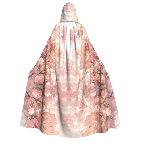 Yiyilong Cremefarbener Shabby-Rosen-Blumendruck, Uni, für Erwachsene, Kapuzenumhang, Dekoration, Cosplay-Kostüme, Halloween-Kapuzenmantel Yiyilong Cremefarbener Shabby-Rosen-Blumendruck, Uni, für Erwachsene, Kapuzenumhang, Dekoration, Cosplay-Kostüme, Halloween-Kapuzenmantel von Yiyilong