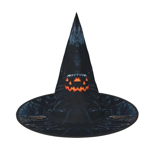 Yiyilong Happy Halloween Print Halloween Hexenhut Dekorationen für Halloween Party Cosplay Kostüm Party Supplies Yiyilong Happy Halloween Print Halloween Hexenhut Dekorationen für Halloween Party Cosplay Kostüm Party Supplies von Yiyilong