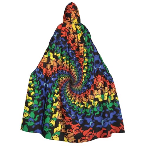 Yiyilong Kapuzenumhang mit Bärentanz, Batikdruck, Uni, für Erwachsene, Dekoration, Umhang, Cosplay-Kostüme, Halloween-Kapuzenmantel Yiyilong Kapuzenumhang mit Bärentanz, Batikdruck, Uni, für Erwachsene, Dekoration, Umhang, Cosplay-Kostüme, Halloween-Kapuzenmantel von Yiyilong