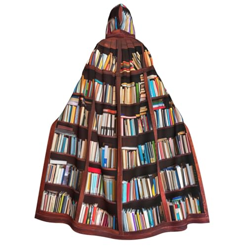 Yiyilong Kapuzenumhang mit Bücher-Druck, Uni, für Erwachsene, Dekoration, Cosplay-Kostüme, Halloween-Kapuzenmantel Yiyilong Kapuzenumhang mit Bücher-Druck, Uni, für Erwachsene, Dekoration, Cosplay-Kostüme, Halloween-Kapuzenmantel von Yiyilong