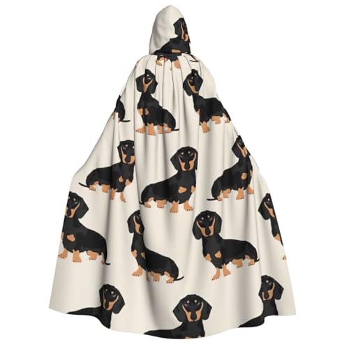 Yiyilong Kapuzenumhang mit Dackel-Motiv, Uni, für Erwachsene, Dekoration, Cosplay-Kostüme, Halloween-Kapuzenmantel Yiyilong Kapuzenumhang mit Dackel-Motiv, Uni, für Erwachsene, Dekoration, Cosplay-Kostüme, Halloween-Kapuzenmantel von Yiyilong