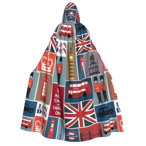 Yiyilong Kapuzenumhang mit England-Symbolen, Uni, für Erwachsene, Dekoration, Cosplay-Kostüme, Halloween-Kapuzenmantel Yiyilong Kapuzenumhang mit England-Symbolen, Uni, für Erwachsene, Dekoration, Cosplay-Kostüme, Halloween-Kapuzenmantel von Yiyilong