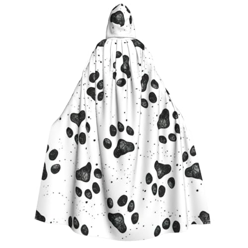 Yiyilong Kapuzenumhang mit Hundepfotenmuster, Uni, für Erwachsene, Dekoration, Cosplay-Kostüme, Halloween-Kapuzenmantel Yiyilong Kapuzenumhang mit Hundepfotenmuster, Uni, für Erwachsene, Dekoration, Cosplay-Kostüme, Halloween-Kapuzenmantel von Yiyilong