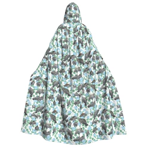 Yiyilong Kapuzenumhang mit Kaninchenmotiv, Uni, für Erwachsene, Dekoration, Cosplay-Kostüme, Halloween-Kapuzenmantel Yiyilong Kapuzenumhang mit Kaninchenmotiv, Uni, für Erwachsene, Dekoration, Cosplay-Kostüme, Halloween-Kapuzenmantel von Yiyilong