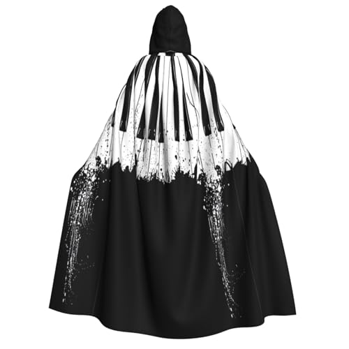 Yiyilong Kapuzenumhang mit Klavierdruck, Uni, für Erwachsene, Dekoration, Cosplay-Kostüme, Halloween-Kapuzenmantel Yiyilong Kapuzenumhang mit Klavierdruck, Uni, für Erwachsene, Dekoration, Cosplay-Kostüme, Halloween-Kapuzenmantel von Yiyilong