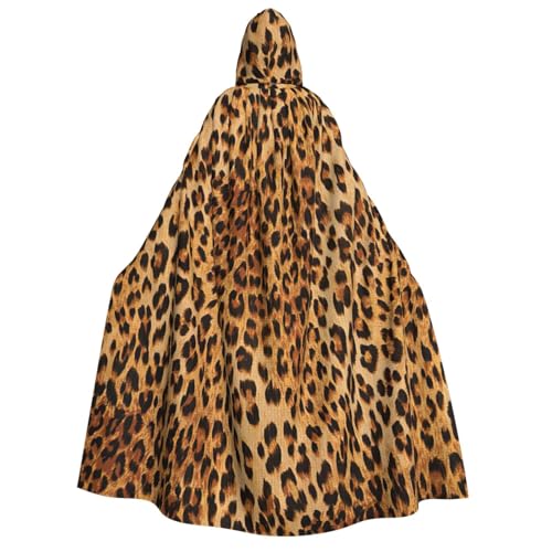 Yiyilong Kapuzenumhang mit Leopardenmuster, Uni, für Erwachsene, Dekoration, Cosplay-Kostüme, Halloween-Kapuzenmantel Yiyilong Kapuzenumhang mit Leopardenmuster, Uni, für Erwachsene, Dekoration, Cosplay-Kostüme, Halloween-Kapuzenmantel von Yiyilong