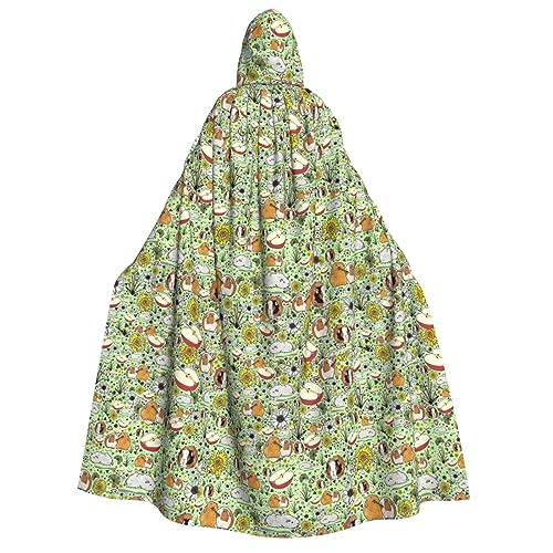 Yiyilong Kapuzenumhang mit Meerschweinchen-Aufdruck, Uni, für Erwachsene, Dekoration, Cosplay-Kostüme, Halloween-Kapuzenmantel Yiyilong Kapuzenumhang mit Meerschweinchen-Aufdruck, Uni, für Erwachsene, Dekoration, Cosplay-Kostüme, Halloween-Kapuzenmantel von Yiyilong
