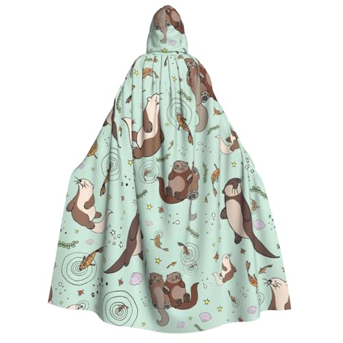 Yiyilong Kapuzenumhang mit Otter-Motiv, Uni, für Erwachsene, Dekoration, Cosplay-Kostüme, Halloween-Kapuzenmantel Yiyilong Kapuzenumhang mit Otter-Motiv, Uni, für Erwachsene, Dekoration, Cosplay-Kostüme, Halloween-Kapuzenmantel von Yiyilong
