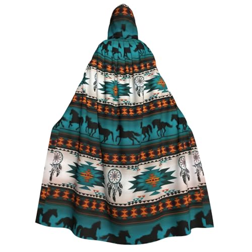 Yiyilong Kapuzenumhang mit Pferdemotiv, Uni, für Erwachsene, Dekoration, Cosplay-Kostüme, Halloween-Kapuzenmantel Yiyilong Kapuzenumhang mit Pferdemotiv, Uni, für Erwachsene, Dekoration, Cosplay-Kostüme, Halloween-Kapuzenmantel von Yiyilong