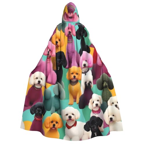 Yiyilong Kapuzenumhang mit Pudel-Motiv, Uni, für Erwachsene, Dekoration, Cosplay-Kostüme, Halloween-Kapuzenmantel Yiyilong Kapuzenumhang mit Pudel-Motiv, Uni, für Erwachsene, Dekoration, Cosplay-Kostüme, Halloween-Kapuzenmantel von Yiyilong