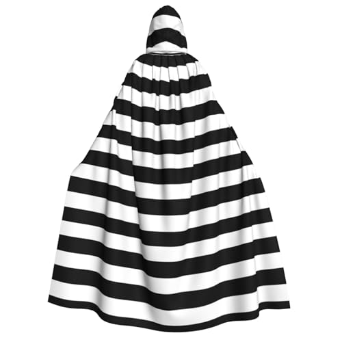 Yiyilong Kapuzenumhang mit Streifen, Uni, für Erwachsene, Dekoration, Cosplay-Kostüme, Halloween-Kapuzenmantel Yiyilong Kapuzenumhang mit Streifen, Uni, für Erwachsene, Dekoration, Cosplay-Kostüme, Halloween-Kapuzenmantel von Yiyilong