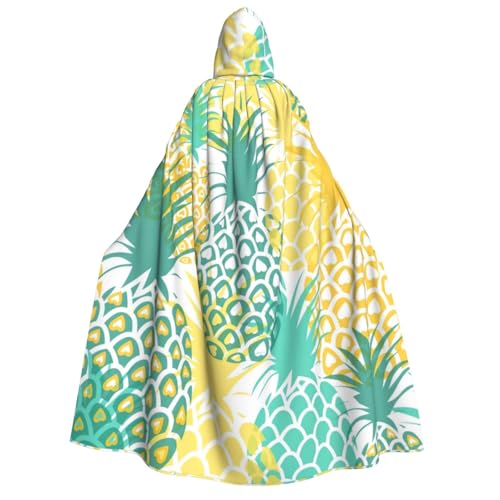 Yiyilong Kapuzenumhang mit tropischem Ananas-Druck, Uni, für Erwachsene, Dekoration, Cosplay-Kostüme, Halloween-Kapuzenmantel Yiyilong Kapuzenumhang mit tropischem Ananas-Druck, Uni, für Erwachsene, Dekoration, Cosplay-Kostüme, Halloween-Kapuzenmantel von Yiyilong