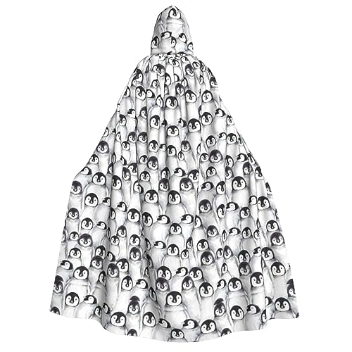 Yiyilong Niedlicher Baby-Pinguin-Skizzen-Druck, Uni, für Erwachsene, Kapuzenumhang, Dekoration, Umhang, Halloween-Kapuzenmantel Yiyilong Niedlicher Baby-Pinguin-Skizzen-Druck, Uni, für Erwachsene, Kapuzenumhang, Dekoration, Umhang, Halloween-Kapuzenmantel von Yiyilong
