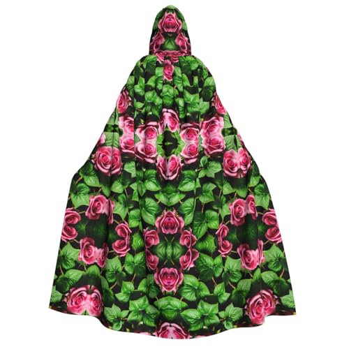 Yiyilong Umhang mit floralem Rosen-Efeu mit Blättern, Frühlingsdruck, Uni, für Erwachsene, Dekoration, Umhang, Cosplay-Kostüme, Halloween-Kapuzenmantel Yiyilong Umhang mit floralem Rosen-Efeu mit Blättern, Frühlingsdruck, Uni, für Erwachsene, Dekoration, Umhang, Cosplay-Kostüme, Halloween-Kapuzenmantel von Yiyilong