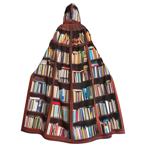 Yiyilong Uni Bücher Druck Halloween Weihnachten Cosplay Kapuzen Erwachsene Party Dekoration Kapuzenumhang von Yiyilong