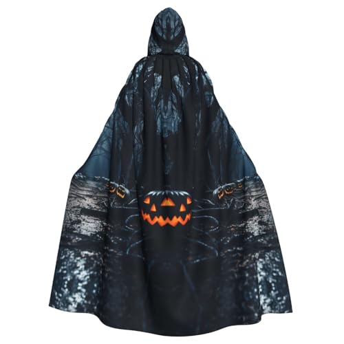 Yiyilong Uni Happy Halloween Print Halloween Christmas Cosplay Hooded Adult Party Decoration Hooded Cape von Yiyilong