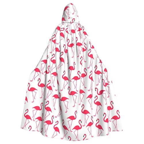 Yiyilong Uni-Kapuzenumhang mit rosa Flamingo-Druck, für Halloween, Weihnachten, Cosplay, als Party-Dekoration für Erwachsene. Yiyilong Uni-Kapuzenumhang mit rosa Flamingo-Druck, für Halloween, Weihnachten, Cosplay, als Party-Dekoration für Erwachsene. von Yiyilong