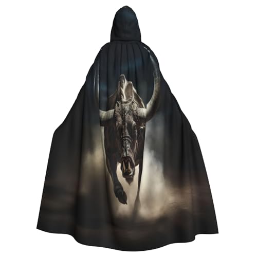 Yiyilong Uni Runner Bull Skull Print Halloween Christmas Cosplay Hooded Adult Party Decoration Hooded Cape Yiyilong Uni Runner Bull Skull Print Halloween Christmas Cosplay Hooded Adult Party Decoration Hooded Cape von Yiyilong