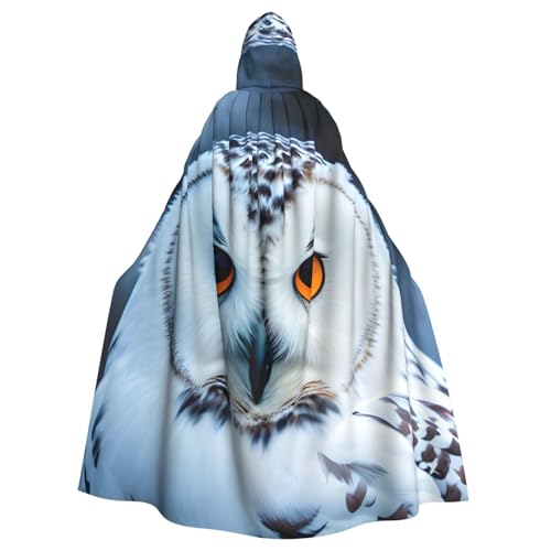 Yiyilong Uni Schneeeule Augen Druck Halloween Weihnachten Cosplay Kapuzen Erwachsene Party Dekoration Kapuzenumhang Yiyilong Uni Schneeeule Augen Druck Halloween Weihnachten Cosplay Kapuzen Erwachsene Party Dekoration Kapuzenumhang von Yiyilong