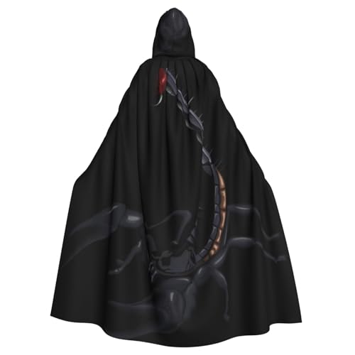 Yiyilong Uni Skorpion Print Halloween Weihnachten Cosplay Kapuzen Erwachsene Party Dekoration Kapuzenumhang von Yiyilong