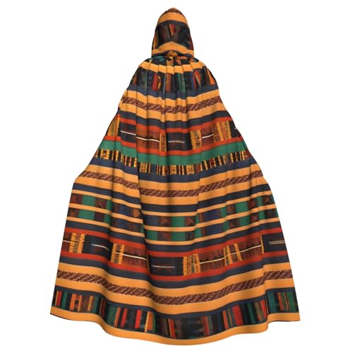 Yiyilong Uni afrikanischer Webdruck Halloween Weihnachten Cosplay Kapuze Erwachsene Party Dekoration Kapuzenumhang von Yiyilong
