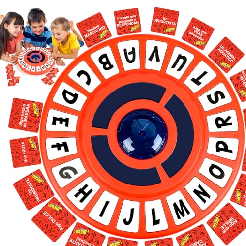 Yizemay Denkprofi Spiel, Rasende WöRter Deutsch, Buchstaben Spiel, Spiel mit Buchstaben Drücken,Buchstaben Spiel Erwachsene Timer, Familienspiele Brettspiele Partyspiele für Kinder und Erwachsene (B) von Yizemay