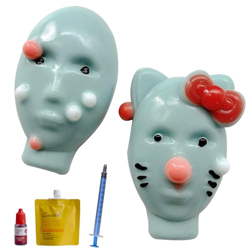 Pimple Popper Toy, Pickel Ausdrücken Spiel, Pickel Ausdrücken Spielzeug, Drücken sie Akne Spielzeug für Angst und Zappelnde Erleichterung, Seltsames Alien-Pickel-Ausdrücken (A) von Yizemay
