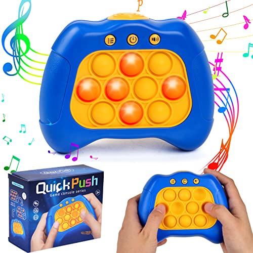 Pop It Elektronisches Spiel, Handheld Spielkonsole, Montessori Spielzeug ab 3 Jahre, Quick Push Spiel Fidget Toys Antistress Spielzeug Geschenke für Unterwegs Pop It Elektronisches Spiel, Handheld Spielkonsole, Montessori Spielzeug ab 3 Jahre, Quick Push Spiel Fidget Toys Antistress Spielzeug Geschenke für Unterwegs von Yizemay