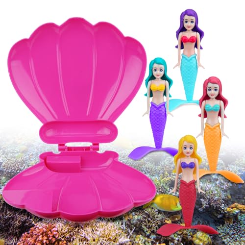 Yizemay Mermaid Toy Pool, Meerjungfrau Wasserspielzeug Tauchspielzeug für Kinder, Mermaid Princess Dive N Surprise, Unterwasser-Pooltraining, Schwimmbad Sommerpool Schwimmspielzeug Yizemay Mermaid Toy Pool, Meerjungfrau Wasserspielzeug Tauchspielzeug für Kinder, Mermaid Princess Dive N Surprise, Unterwasser-Pooltraining, Schwimmbad Sommerpool Schwimmspielzeug von Yizemay