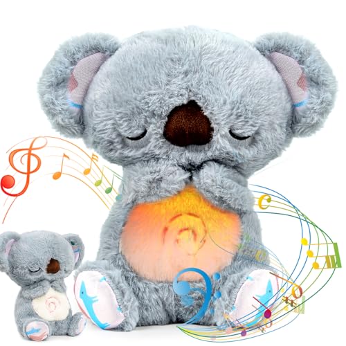 Yizemay Schlummer Otter mit Herzschlag, Schlummer-Koala, Koala Hasen Kuscheltier Baby Spielzeug, Otter Kuscheltier Mit Herzschlag, Babyparty und Neugeborenen Geschenk von Yizemay