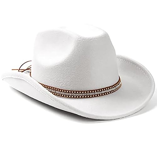 Yjcnelcr Cowboyhut für den Urlaub, lässige Überraschung, für Mädchen und Jungen, Cowgirl-Hut für Karneval, Musikfestival Yjcnelcr Cowboyhut für den Urlaub, lässige Überraschung, für Mädchen und Jungen, Cowgirl-Hut für Karneval, Musikfestival von Yjcnelcr